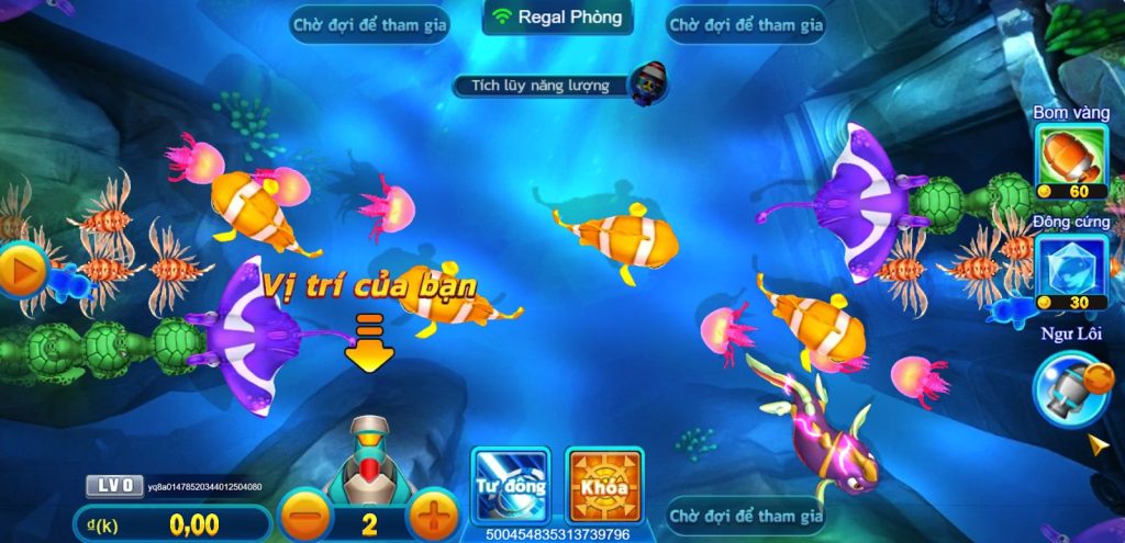 Hướng dẫn cách chơi game Nổ cá đến rồi FB68