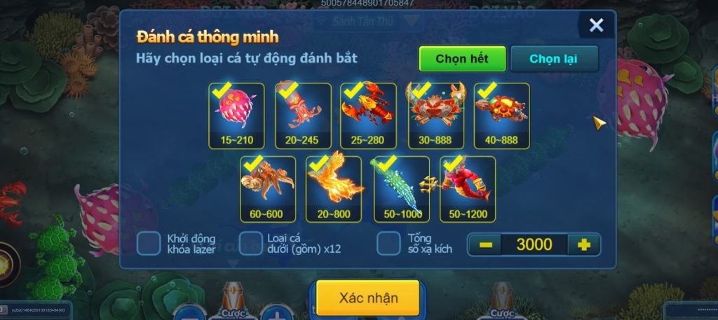 Hướng dẫn cách tham gia chơi Dàn sao đánh cá FB68