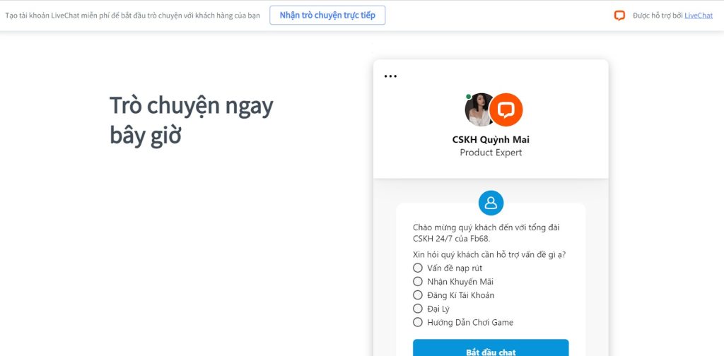 Những câu hỏi thường gặp về liên hệ FB68