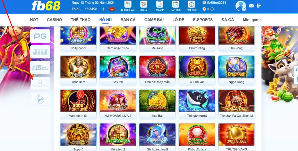 Những câu hỏi thường gặp về sảnh Spadegaming FB68